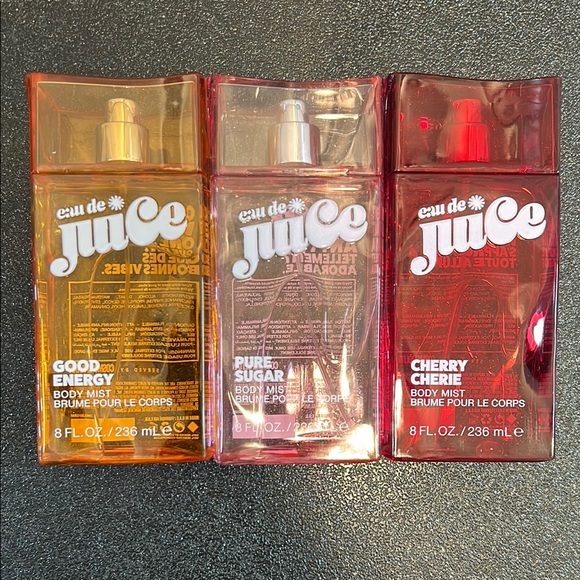 Other - NEW bundle of three Eau de Juice Body Mist